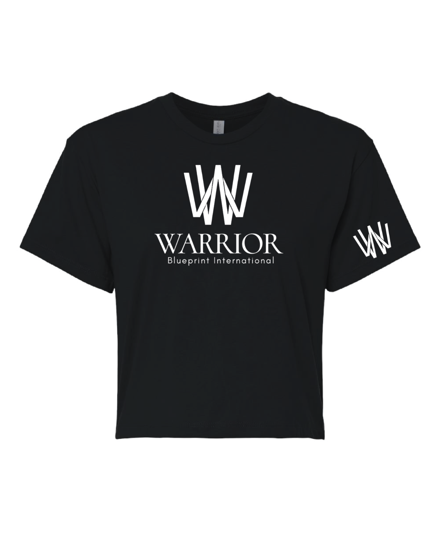 Warrior Blueprint Cropped Tee